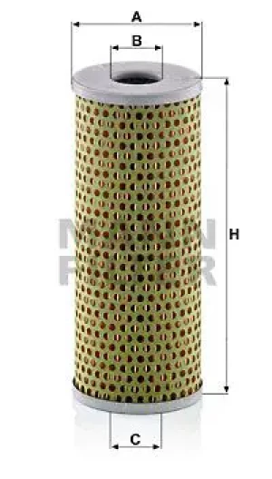 H 729 MANN-FILTER Filtr oleju