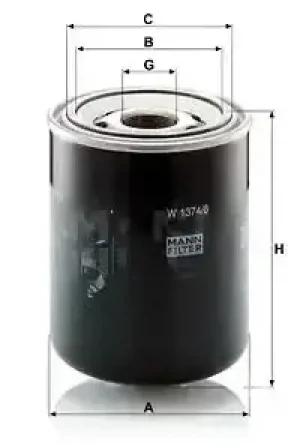 Filtr oleju DEUTZ-FAHR AGROTRON MANN-FILTER