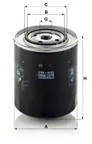 Filtr oleju FIAT 130 MANN-FILTER