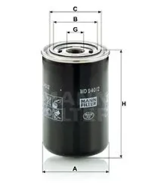 WD 940/2 MANN-FILTER Filtr oleju