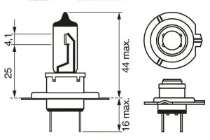 Żarówka 55w h7 BOSCH 1 987 301 042