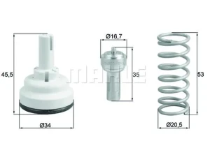 1.6 FSI VW JETTA 3 Termostat MAHLE