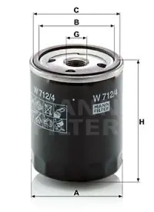 Filtr oleju MCCORMICK X4 MANN-FILTER