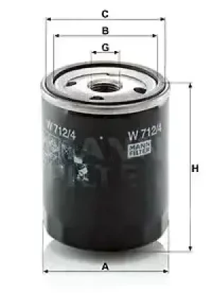 Filtr oleju DEUTZ-FAHR Series 5 MANN-FILTER