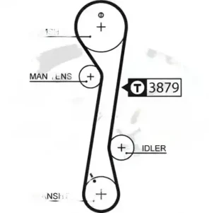 PMTB405 Pasek rozrządu GATES