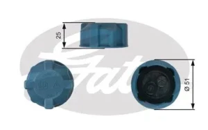 Korek zbiornika płynu chłodniczego FIAT MULTIPLA GATES