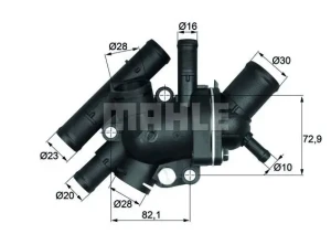 2.0 i, 1.9 dTi, 2.0, 1.9 D, 1.9 dCi, 1.9 dT, 1.9 TDI RENAULT MEGANE I Termostat MAHLE