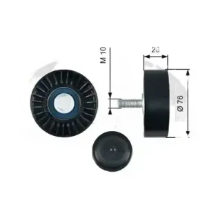 Rolka paska klinowego 1.2 TSI SEAT IBIZA IV GATES