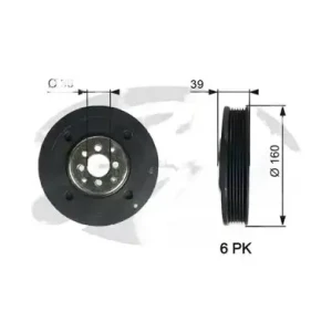 1.9 TDI, 1.7 SDI, 1.9 SDI VW POLO 3 Koło pasowe GATES