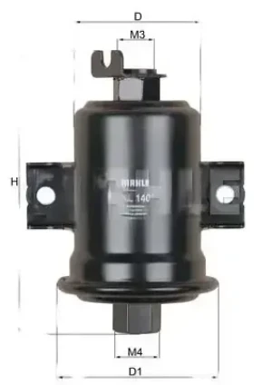 1.3 12V, 1.3 XLI, 1.6 GLI, 1.8 GT Filtr paliwa TOYOTA COROLLA VII KNECHT