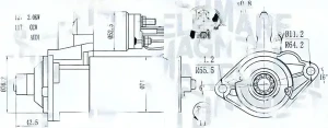063721512010 MAGNETI MARELLI Rozrusznik