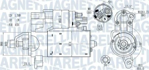 2.0 TDI AUDI A4 B8 Rozrusznik MAGNETI MARELLI