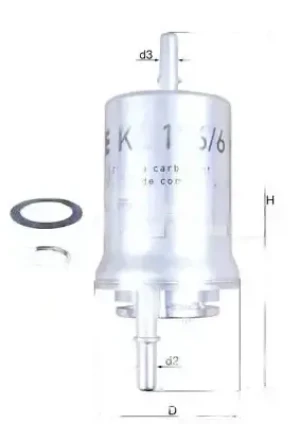 3.2 V6, 1.6, 2.0 TFSI Filtr paliwa AUDI A3 8P KNECHT