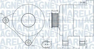 1.6 TDI VW GOLF VII Alternator