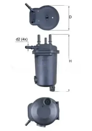 KL 632D KNECHT Filtr paliwa pod czujnik wody