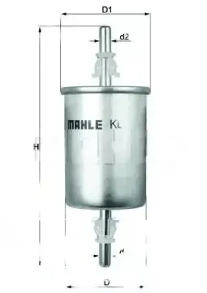 2.0 i, 1.6 i, 2.6 i, 2.5 i, i 500, 2.2 i, 1.8 i Filtr paliwa OPEL VECTRA B KNECHT