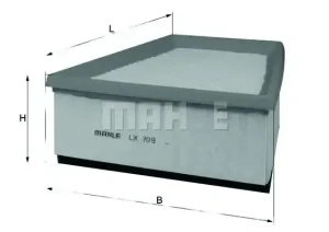 6Q0129620B Filtr powietrza KNECHT