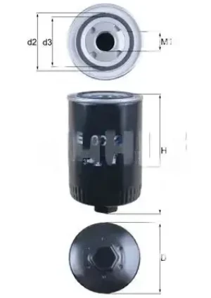 Filtr oleju SCANIA P,G,R,T - series KNECHT