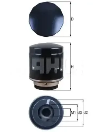 Filtr oleju VW POLO V KNECHT