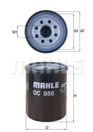 Filtr oleju FIAT PANDA KNECHT