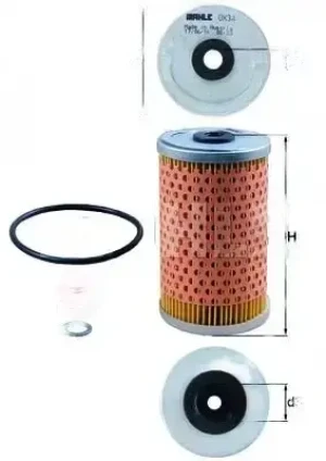 OX 34D KNECHT Filtr oleju