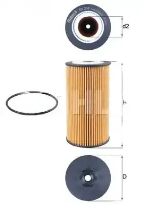 Filtr oleju AUDI A4 B7 KNECHT