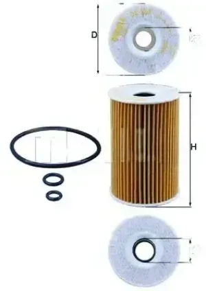 Filtr oleju VW CRAFTER KNECHT