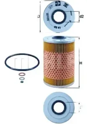 Filtr oleju ALPINA B6 E30 KNECHT