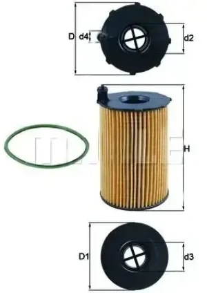 Filtr oleju AUDI A5 I KNECHT