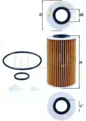 Filtr oleju LEXUS RC KNECHT
