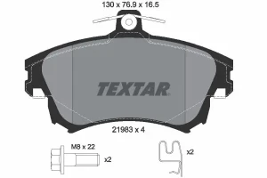 Klocki hamulcowe przód MITSUBISHI COLT VI TEXTAR