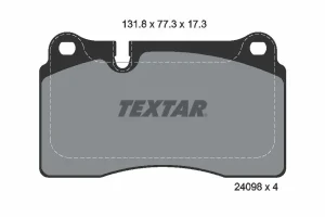 2409801 TEXTAR Klocki hamulcowe przód