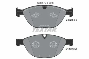 Klocki hamulcowe przód BMW 6 E64 TEXTAR