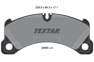 2468501 TEXTAR Klocki hamulcowe przód
