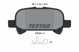 Klocki hamulcowe tył TOYOTA AVALON TEXTAR