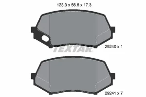 Klocki hamulcowe MITSUBISHI Canter (FE5, FE6) VI TEXTAR