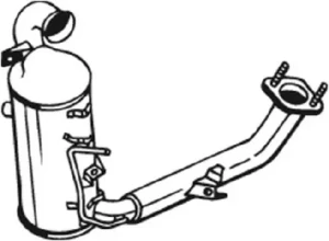 1.6 DI Katalizator emisja euro 4 MAZDA 3 I BOSAL