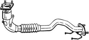 1.4 FSI Katalizator emisja euro 4 VW GOLF 5 BOSAL