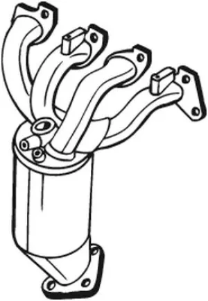 1.4 Katalizator emisja euro 4 OPEL ASTRA H BOSAL