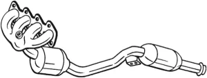 090-406 BOSAL Katalizator emisja euro 4