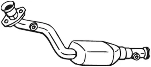 1.2, 1.2 LPG, 1.2 16V Katalizator emisja euro 3 RENAULT CLIO II BOSAL