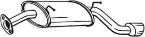 128-003 BOSAL Tłumik końcowy