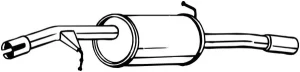 135-107 BOSAL Tłumik końcowy