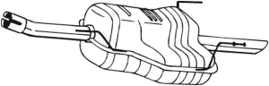 185-481 BOSAL Tłumik końcowy