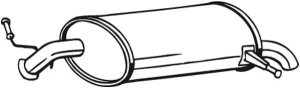 wydech peugeot 407 190-043 BOSAL
