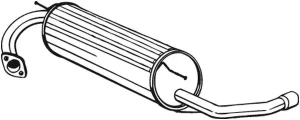 228-003 BOSAL Tłumik końcowy