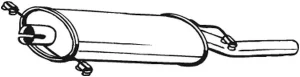 1.8, 1.6 VW GOLF I Tłumik końcowy BOSAL