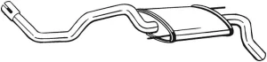233-639 BOSAL Tłumik końcowy