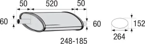 248-185 BOSAL Tłumik środkowy uniwersalny