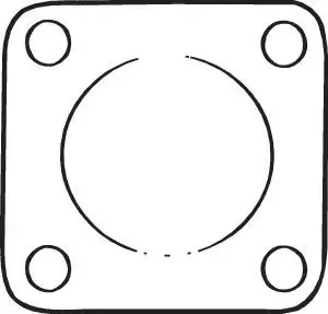 256-102 BOSAL Uszczelka rury wydechowej